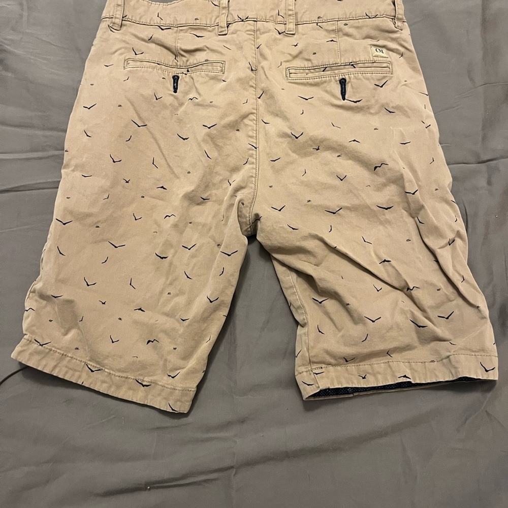 Cactus Men's Beige‎ Patterned Shorts - Picture 2 of 3